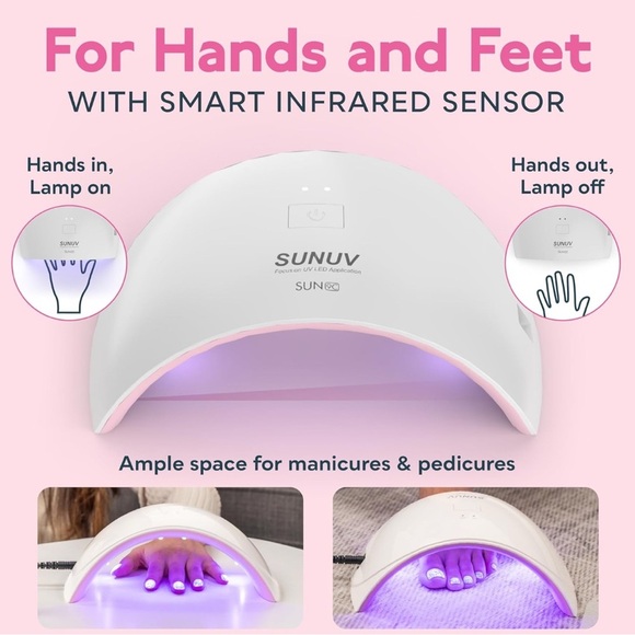 BNIB SUNUV 2 In 1 UV/LED Nail Lamp - Picture 4 of 6